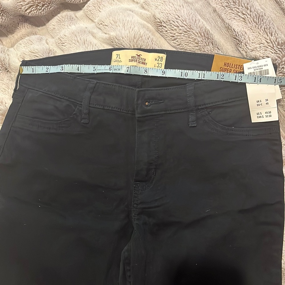 Hollister Navy Super Skinny Jeans